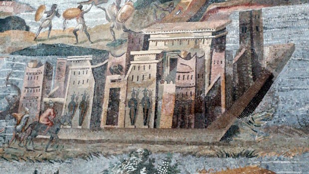 Particolare del Mosaico del Nilo
