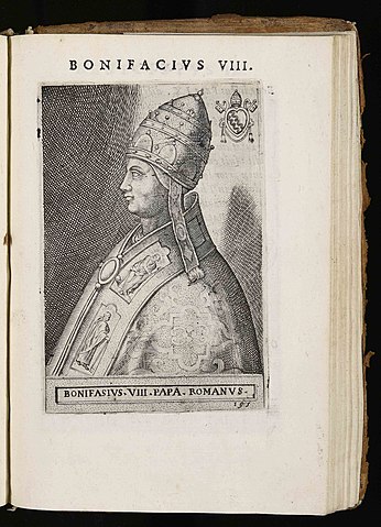 Stampa di Bonifacio VIII